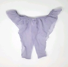 Vintage 90s Sheer Crotchless Panties Flutter Frederick's Of Hollywood One Size