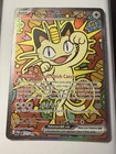 Pokémon TCG Meowth ex 121/088 Special Illustration Rare Perfect Order SIR