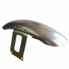 Kurzer Front Fender 105 mm mit breiter Halterung Harley Wide Glide Gabel Custom