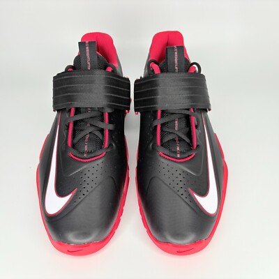 Nike Savaleos Black Red Weightlifting Training Shoes Men display picture 3
