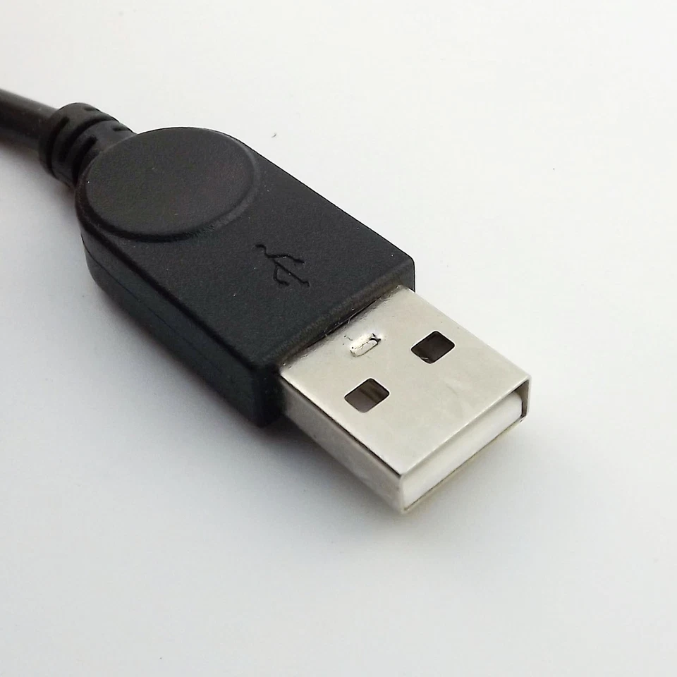 1x USB 2.0 Printer A Male to B Male Plug Down Angle 90 Degree Scanner Cable 3FT - Image 3 of 4