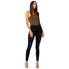 Hudson Centerfold Extreme High Rise Super Skinny Ankle Jeans Size 29 Tourmaline