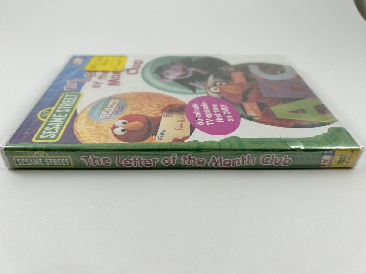 Sesame Street The Letter of the Month Club - DVD NEW with