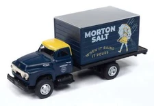 Classic Metal Works 30671 HO Scale 1954 Ford Delivery Truck - Morton Salt