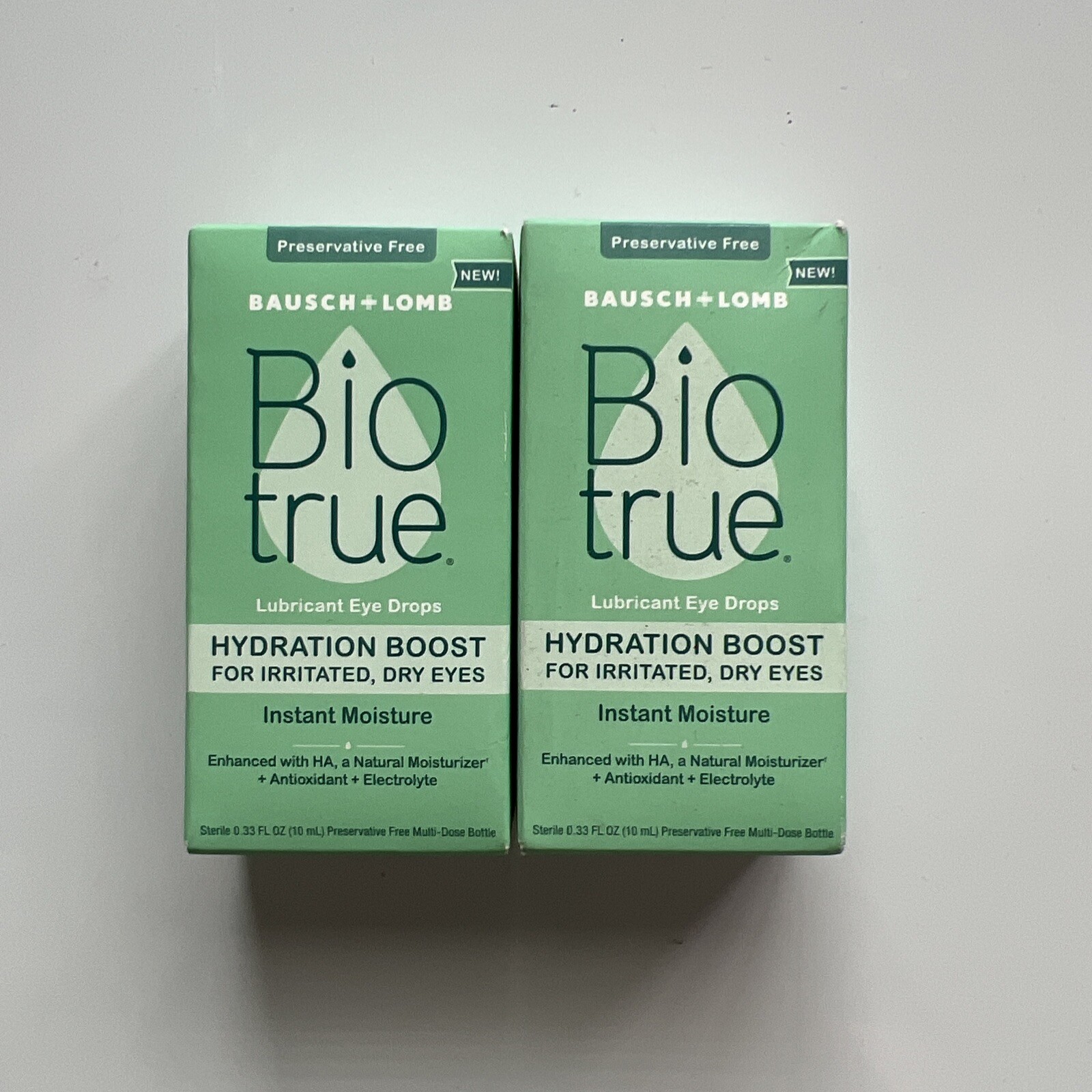 Biotrue Lubricant Eye Drops Hydration Boost New 0.33 fl oz 2 Pack EXP02/24 310119022788 eBay