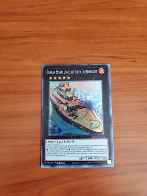 Gunkan Suship Uni-class Super-Dreadnought - Yugioh Burst of Destiny - BODE-EN048