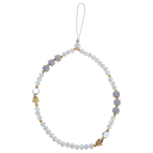 Mobile Phone Chain Necklace Holder with Beaded Lanyard Wrist Strap - 第 3/6 張圖片