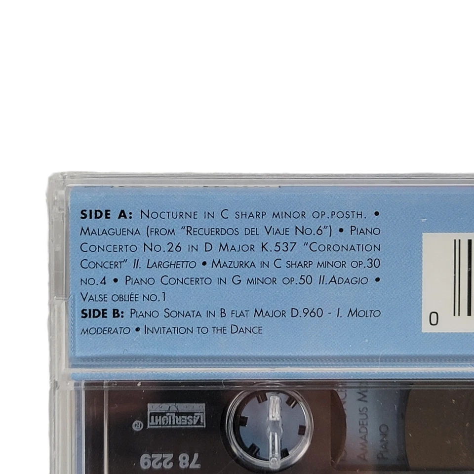 VTG 1996 LaserLight Piano Dreams Invitation To The Dance Cassette Tape Music NEW - Image 3 of 4