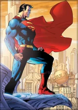 SUPERMAN METROPOLIS D.C MAGNET 2.5” X 3.5” NEW