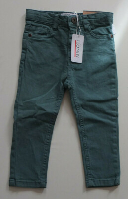 Minoti Boys Collection Baby Jeans Gr.80 86 12-18Mo. New Waist Adjustable Green