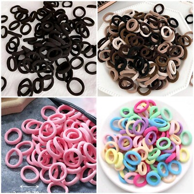 BIS100 Haargummi Mehrfarbig Haarband Zopfgummi elastisch Haargummis Kinder Damen