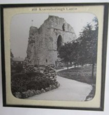 Magic Lantern Slide  Knaresborough Castle   (File F22)  please scroll down