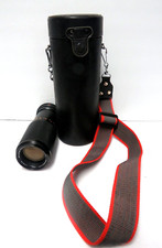 Minolta Celtic MD Zoom 100-200mm f/5.6 Telephoto Lens W/ Case Parts Only Vintage