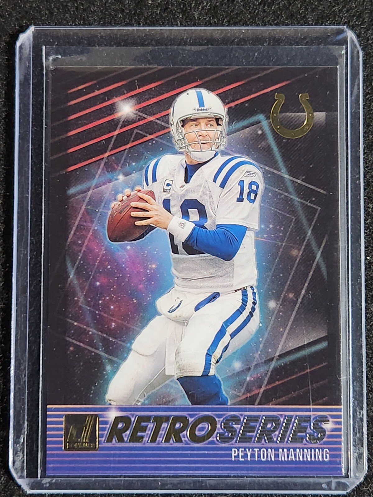 2021 Panini Donruss Football Peyton Manning Retro Series RS-24 Indianapolis Colts
