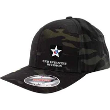 Army 2nd Infantry Division Full Color Flexfit Hat