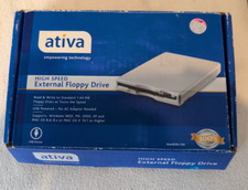 USB External 3.5  Floppy Disk Drive FDUSB-TM2 SmartDisk Ativa Tested w/ Box