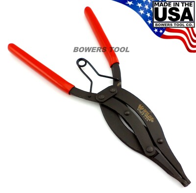 Wilde Tool 10  in. Straight Compound Lock Ring Pliers Snap Retaining MADE IN USA