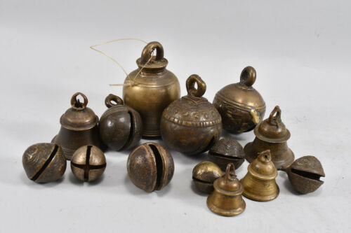 P25A56- Konvolut Asiatika Bronze Glocken - Bild 1 von 12