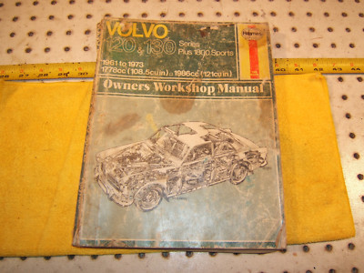 Volvo 120-130 1800 1961-73 Haynes VINTAGE owners workshop 1 Manual