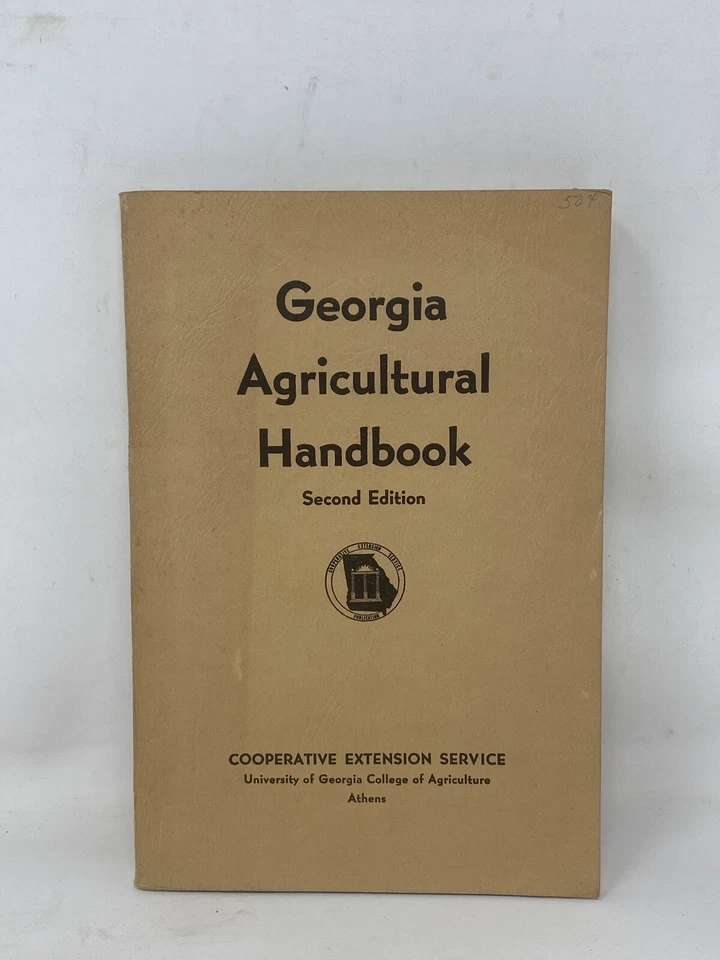 Vintage 1961 Georgia Farm History Book: Georgia Agricultural Handbook Second Ed. - Image 2 of 4