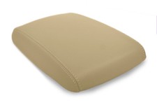 Center Console Armrest Leather Synthetic Cover For Hyundai Genesis 09-14 Beige