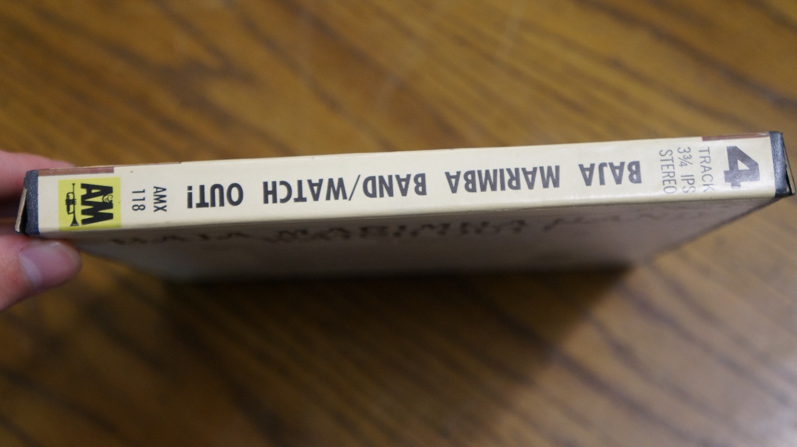 Reel to Reel Baja Marimba Band Watch OUT! 3.75 IPS stereo 4 track Ampex