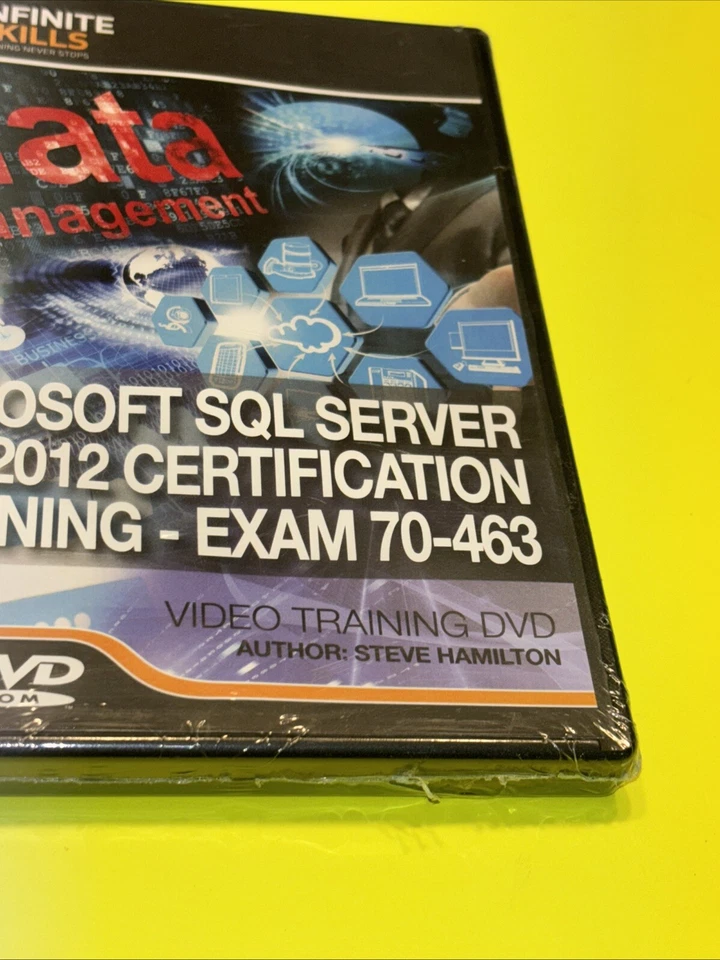 HABILIDADES INFINITAS: SERVIDOR SQL 2012 ENTRENAMIENTO VIDEO DVD gestión de datos ¡Envío rápido!! Foto 3 de 4