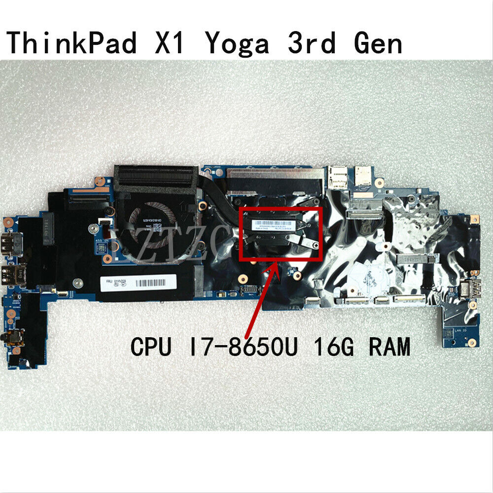 Original Lenovo ThinkPad X1 Yoga 3rd Motherboard I7-8650U Original Lenovo ThinkPad X1 Yoga 3rd Motherboard I7-8650U