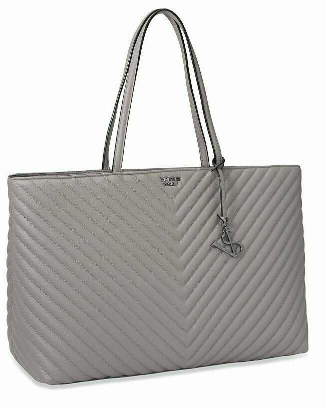 Bolso tote gris Victoria´s Secret ¡New! ¡Nuevo!