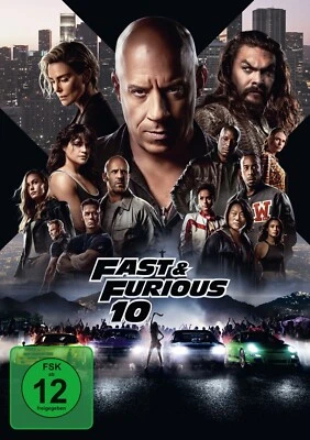 Fast & Furious - Teil: 10 [DVD/Neu/OVP] Vin Diesel, Jason Momoa, Michelle Ro - Bild 1 von 4