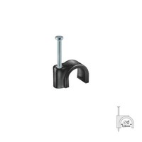 Kabelschellen 7 - 10 Mm 1000 StüCk Schwarz (9,8Mm Ø) Nagelschellen Kabelklemmen