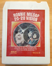 RONNIE MILSAP 20-20 VISION 8 TRACK TAPE COUNTRY 1976 RCA