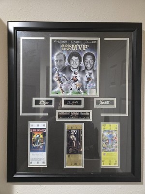 Raiders Super Bowl MVP s 3 Time Champs - Allen, Plunkett, Biletnikoff #17/500