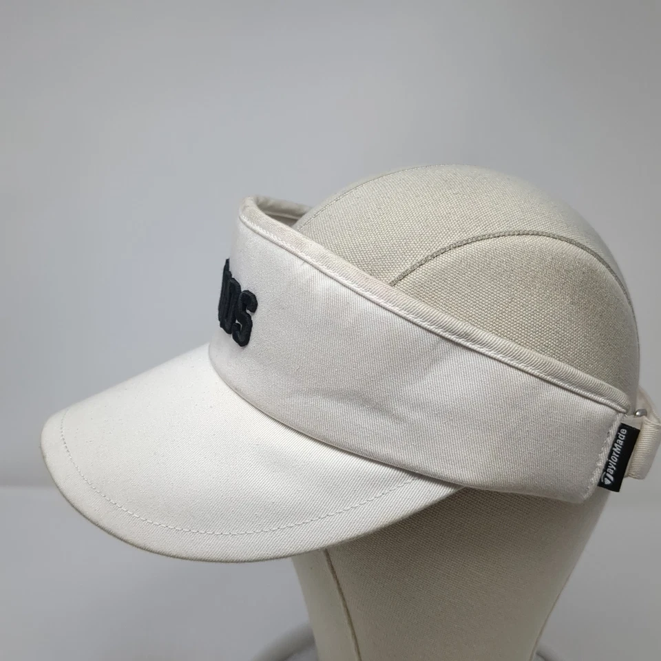 The Woods Strapback Visor Hat White One Size Embroidered TaylorMade - Image 3 of 4