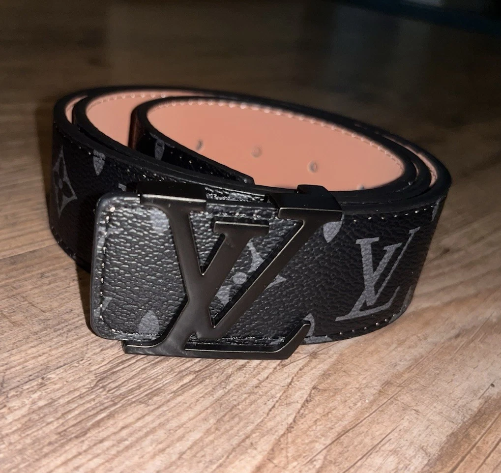 Louis Vuitton Leather Black Belts for Men for sale | eBay