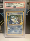 2021 POKEMON CELEBRATIONS CLASSIC COLLECTION #2 BLASTOISE-HOLO PSA 10