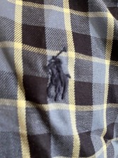 Image of Ralph Lauren Polo Boys Shirt Age 5 Years Brand New Blue/White Check Cotton