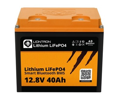 LIONTRON LiFePO4 Akku 12,8V 40Ah LX Smart BMS mit Bluetooth