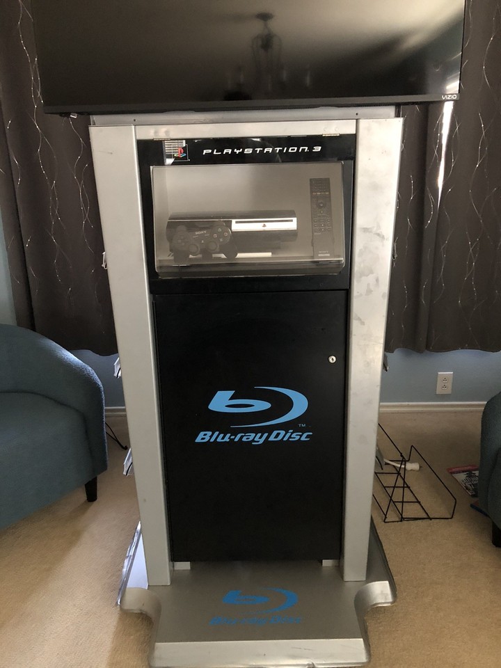 Blockbuster Sony PlayStation 3 PS3 BLU-Ray Retail Kiosk Store Display ...
