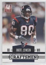 2012 Elite Craftsmen Black 43/49 Andre Johnson #1 HOF 9o3