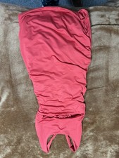 Valentines Day Red Dress Body Con Mini Rouche Medium Cut Out In Front