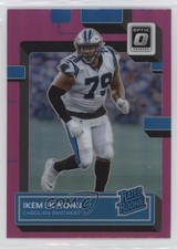 2022 Panini Donruss Optic Rated Rookie Pink Prizm Ikem Ekwonu #253 13x1