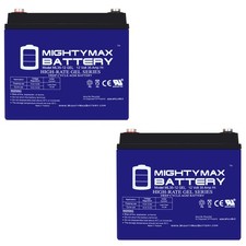 Mighty Max 12V 35AH GEL Replacement Battery for Razor Crazy Cart XL - 2 Pack