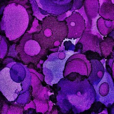 Cotton-Blend Fabric, Abstract Floral 3 Types - By the Yard