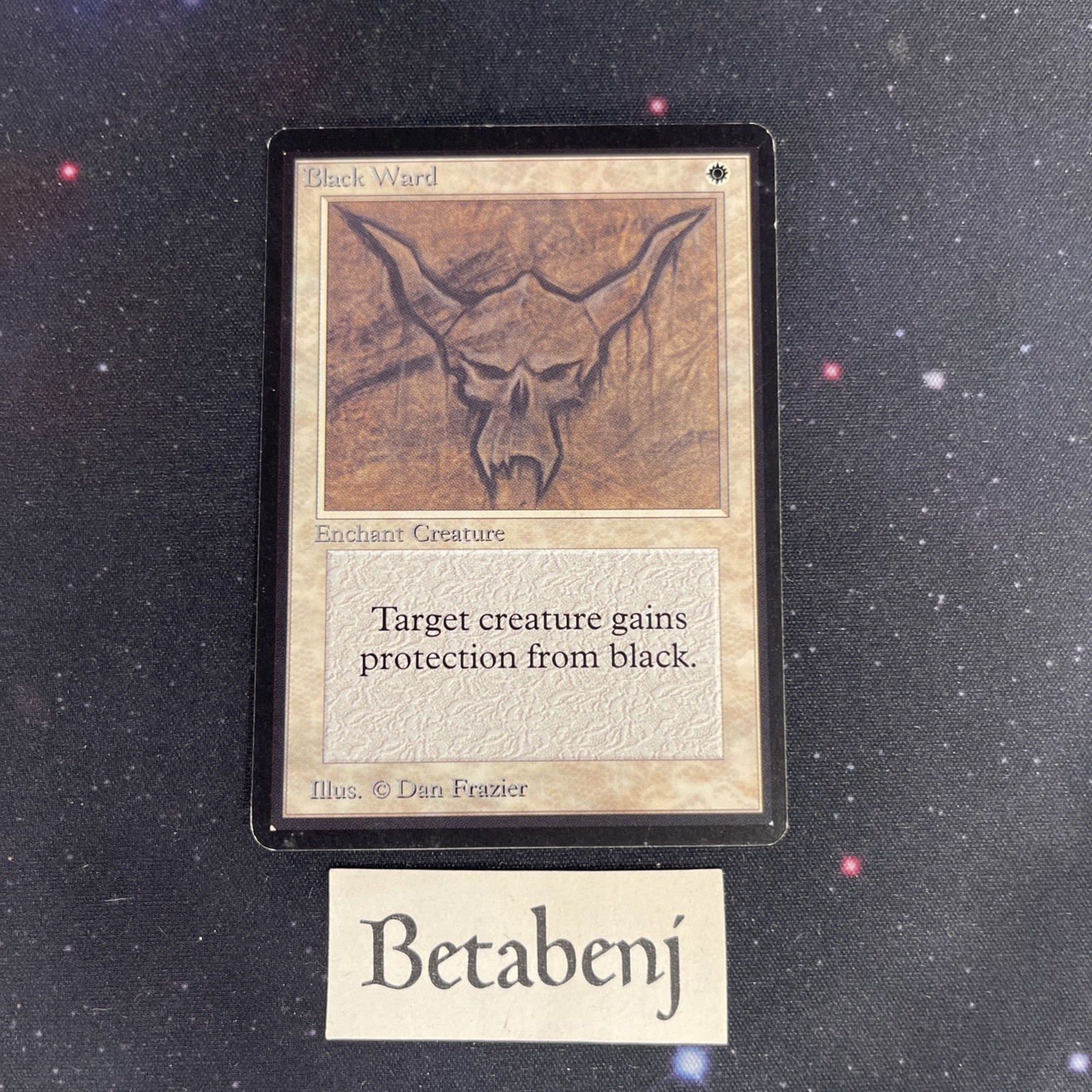 1x MTG Beta Black Ward from Estate Collection