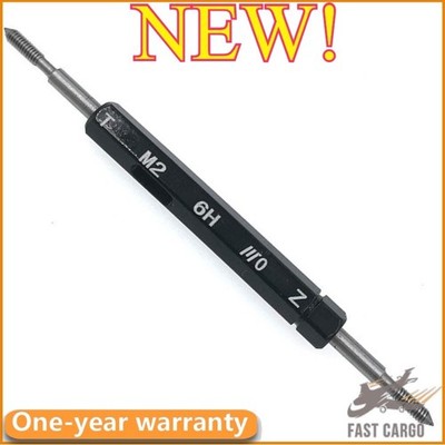 NEW M2 X 0.4 6H Thread Go and NoGO Metric Thread Plug Gage Gauge FAST SHIPPING#