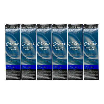 Loreal Excellence Resistance Grays Haircolor 5X Medium Brown (Pack of 6)