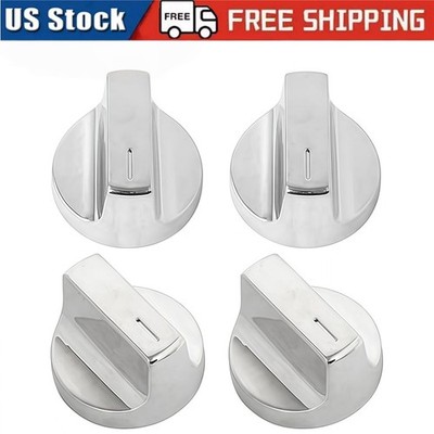 (4Pcs) W11517331 / W11117415 For Whirlpool Cooktop Stainless Control | OEM Part