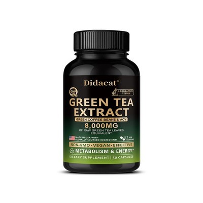 Green tea + green coffee: boosts metabolism, regulates energy & balances weight.