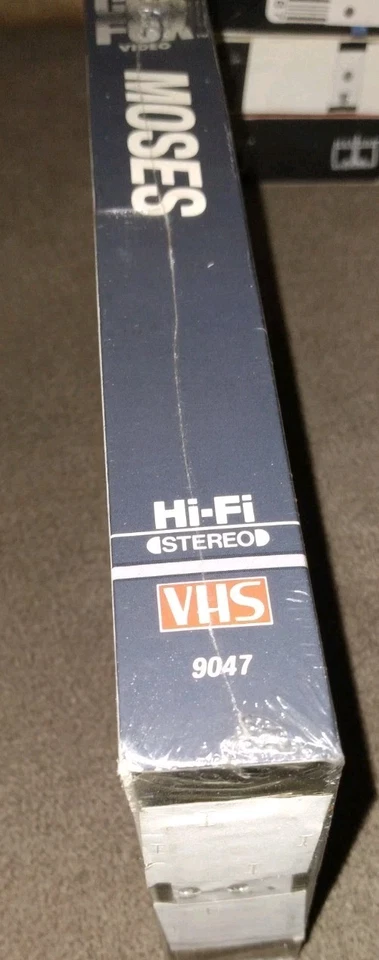 Moses (VHS 1975 / 1984 ) Burt Lancaster BRAND NEW SEALED CBS FOX WATERMARKS Foto 4 de 4